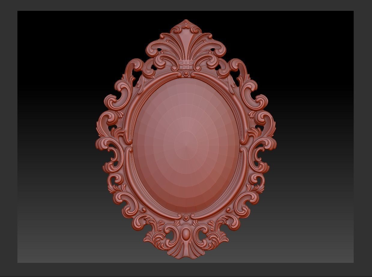 Frame Mirror Pictures Frames 3D print model_1