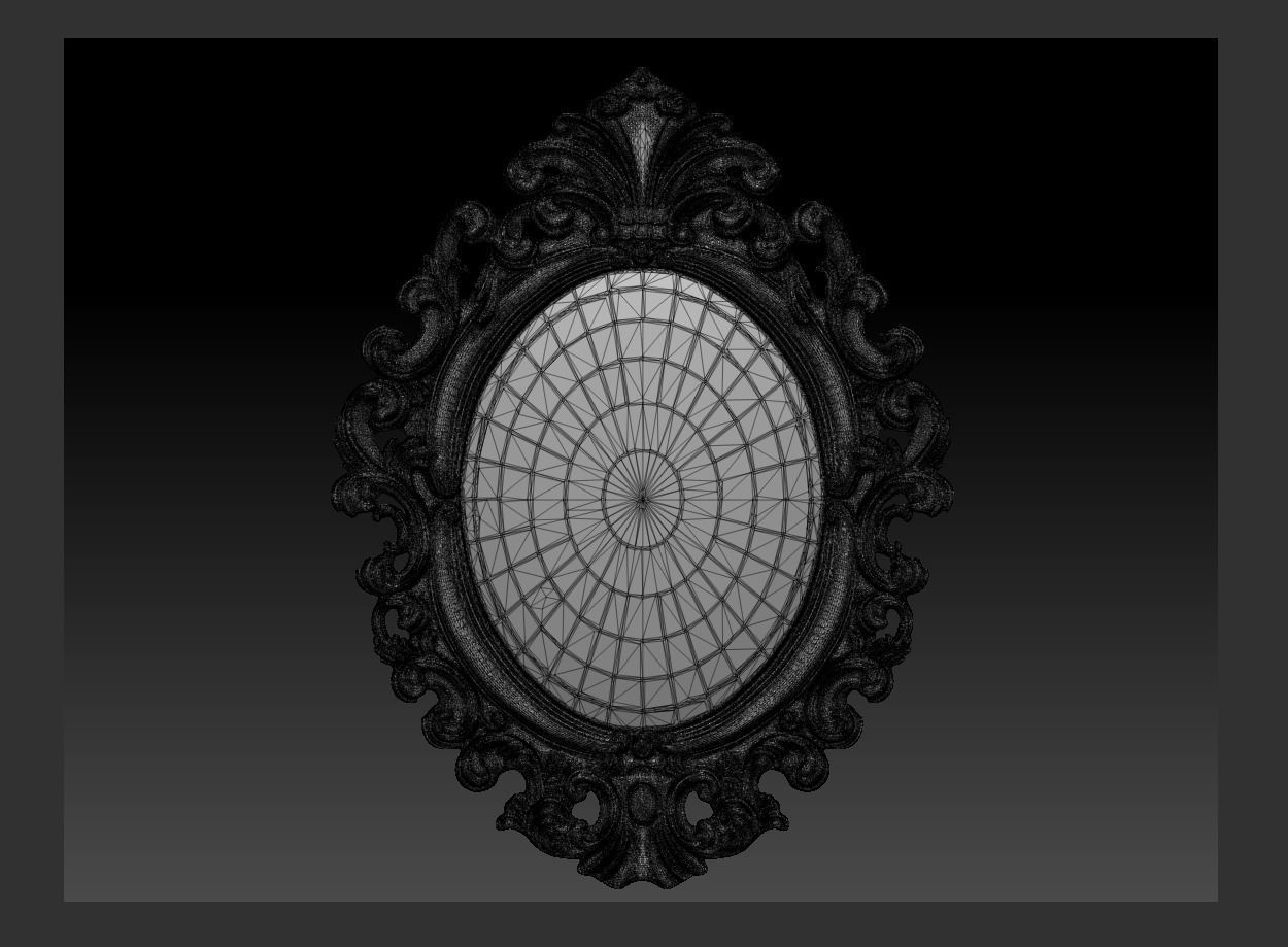 Frame Mirror Pictures Frames 3D print model_5