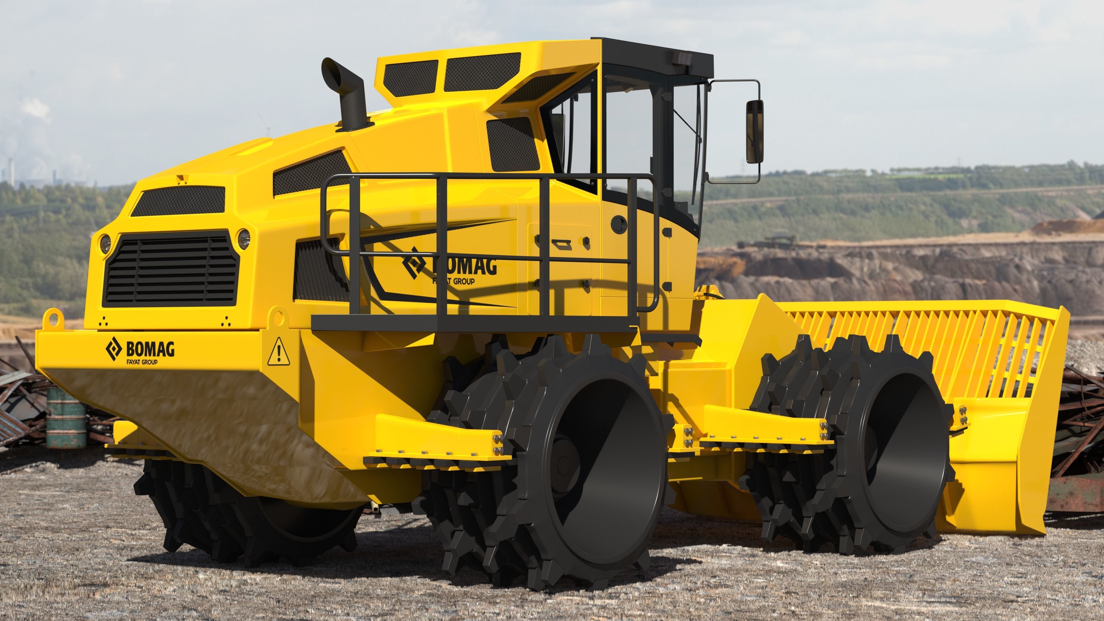 Bomag BC 473 RB5 Refuse Compactor 3D model_39