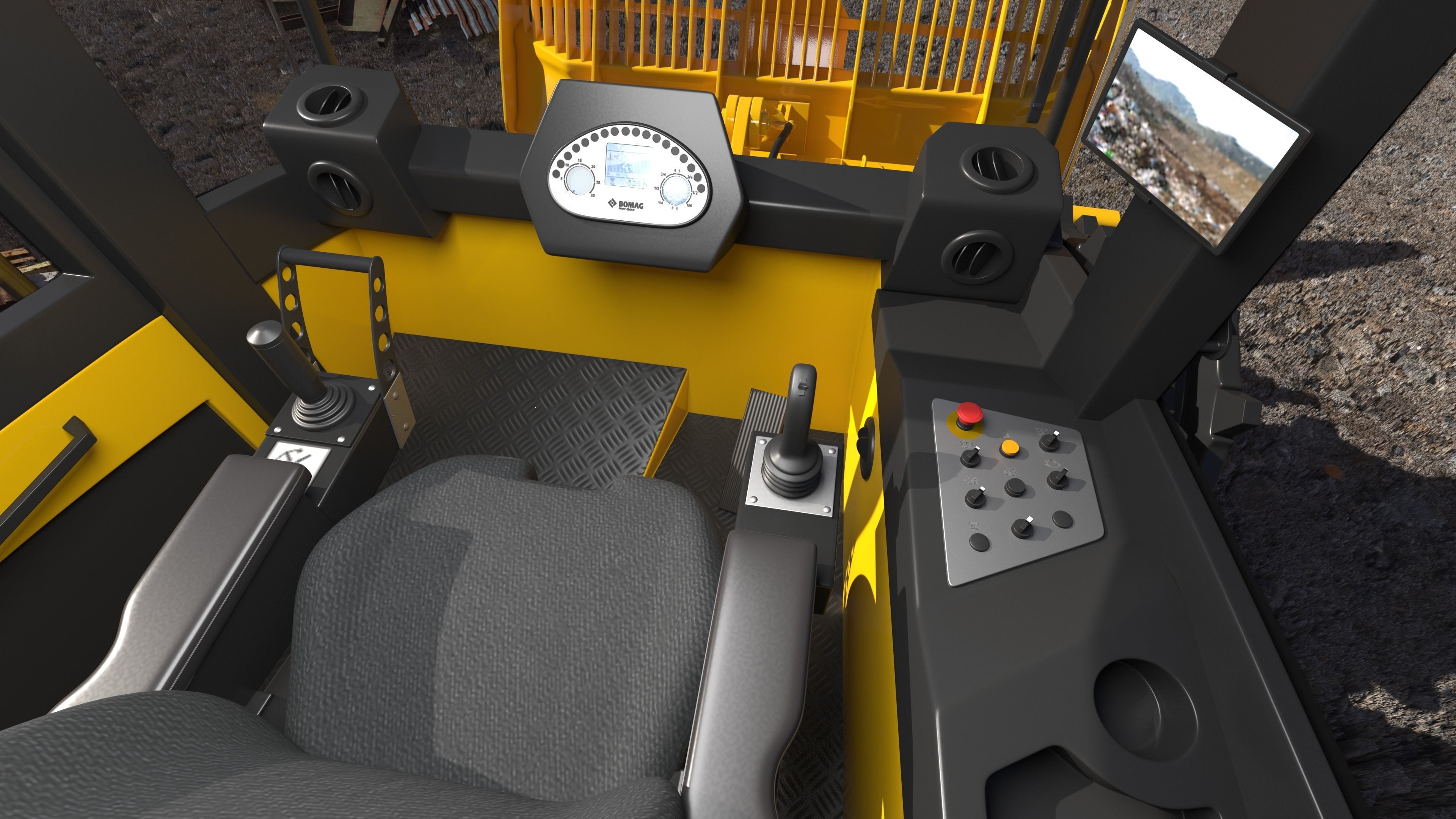 Bomag BC 473 RB5 Refuse Compactor 3D model_42
