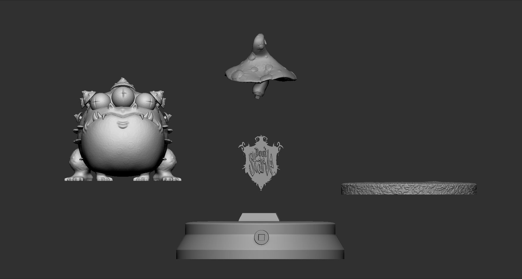 Toadstool - Dont Starve 3D print model_3