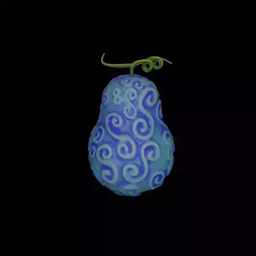 Gura Gura no Mi fruit for 3D PRINT key-chain