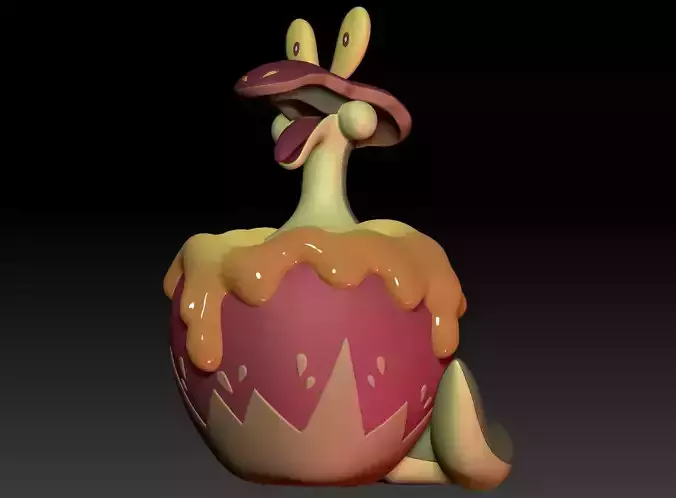 Pokemon Gigantamax Appletun Flapple 3D print model