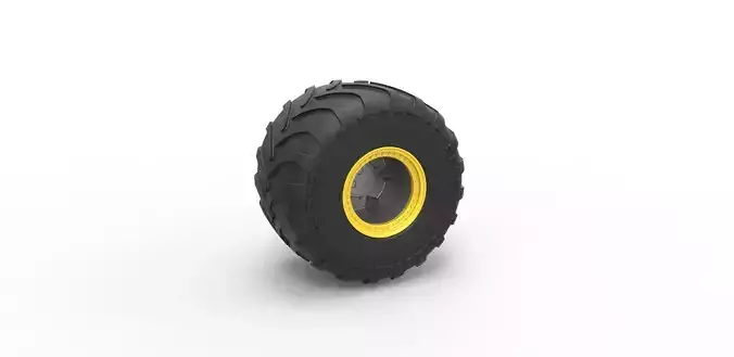 Monster Jam wheel Scale 1 to 25