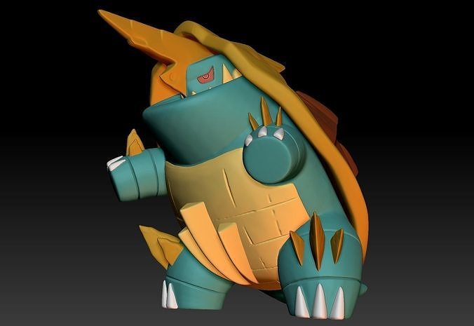 Pokemon Gigantamax Drednaw 3D print model