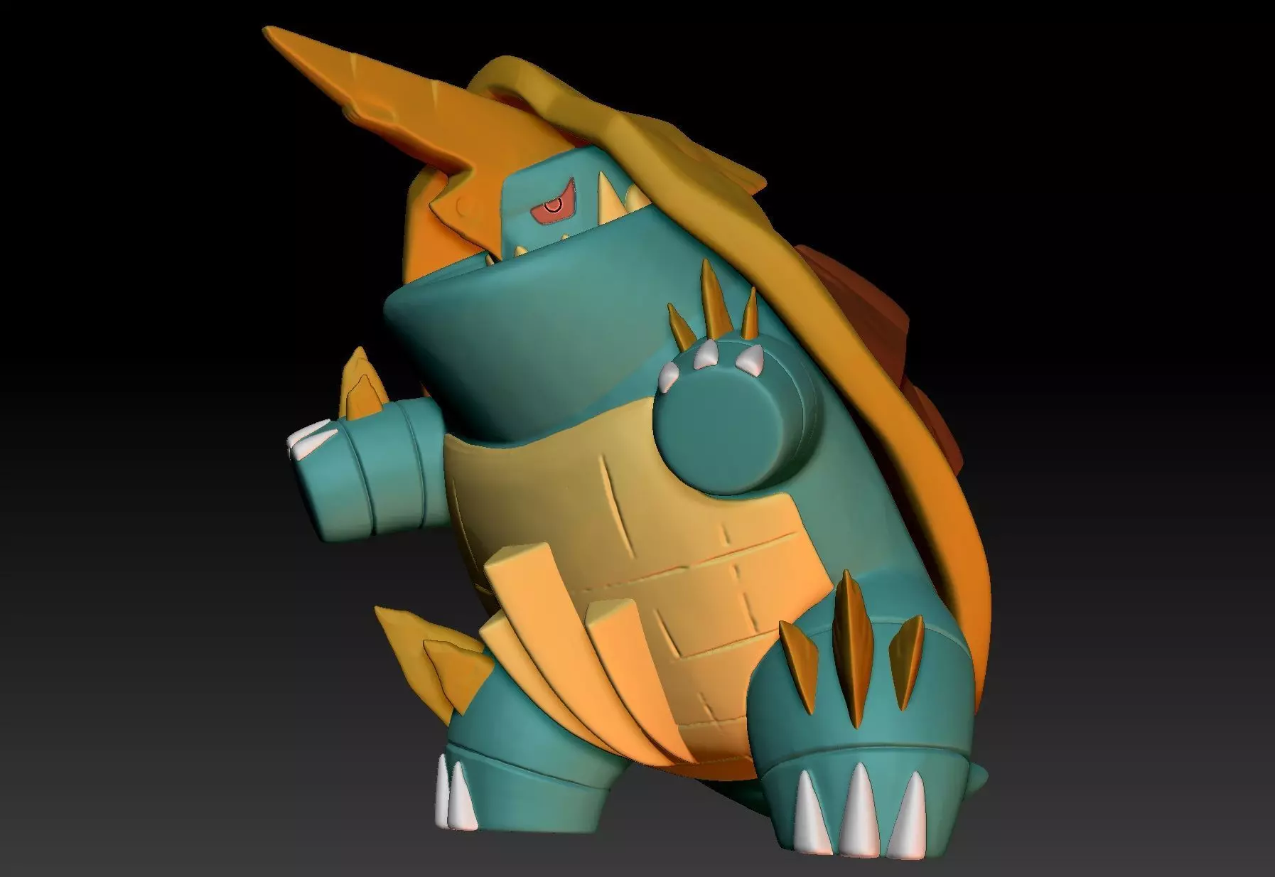 Pokemon Gigantamax Drednaw 3D print model_0