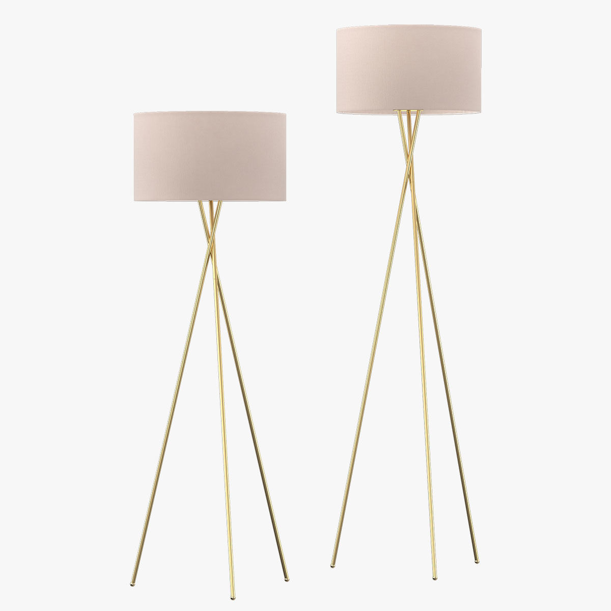 Wisniewski 66 Tripod Floor Lamp 3D model_7