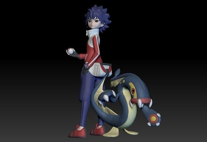Pokemon Unova Trainer Hugh 3D print model