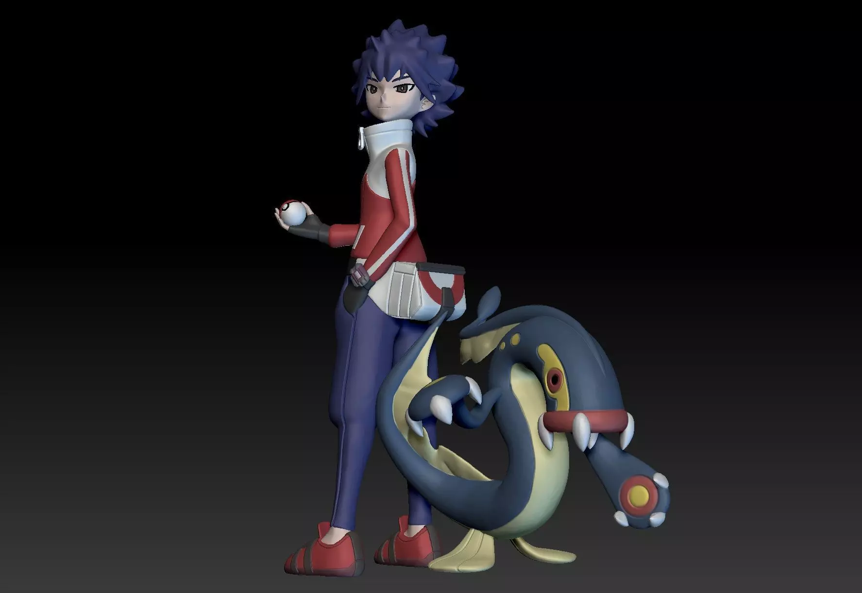 Pokemon Unova Trainer Hugh 3D print model_0
