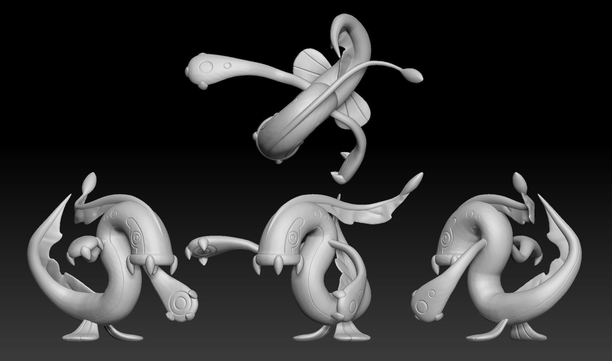 Pokemon Unova Trainer Hugh 3D print model_3