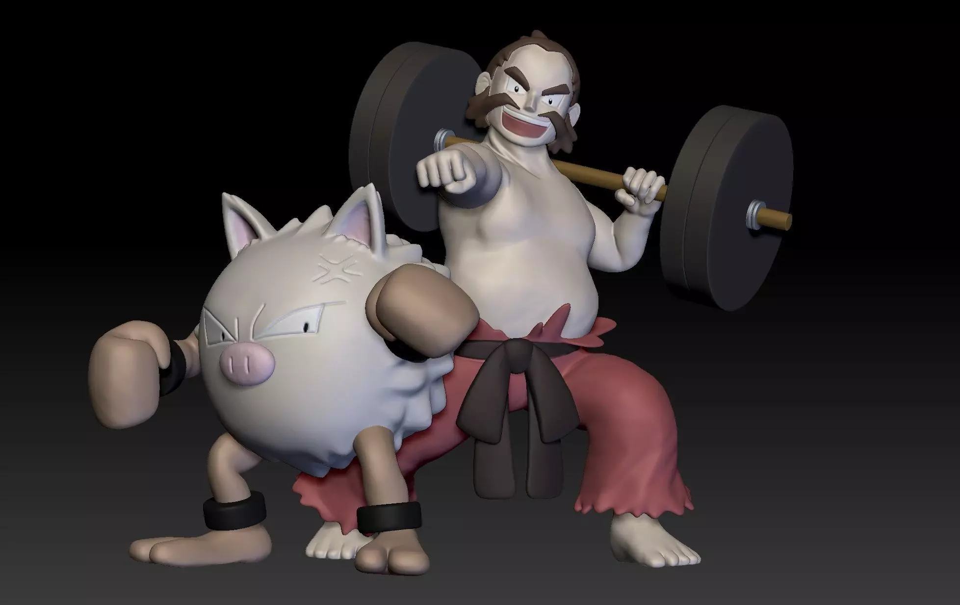 Pokemon Johto Gym Leader Chuck 3D print model_0