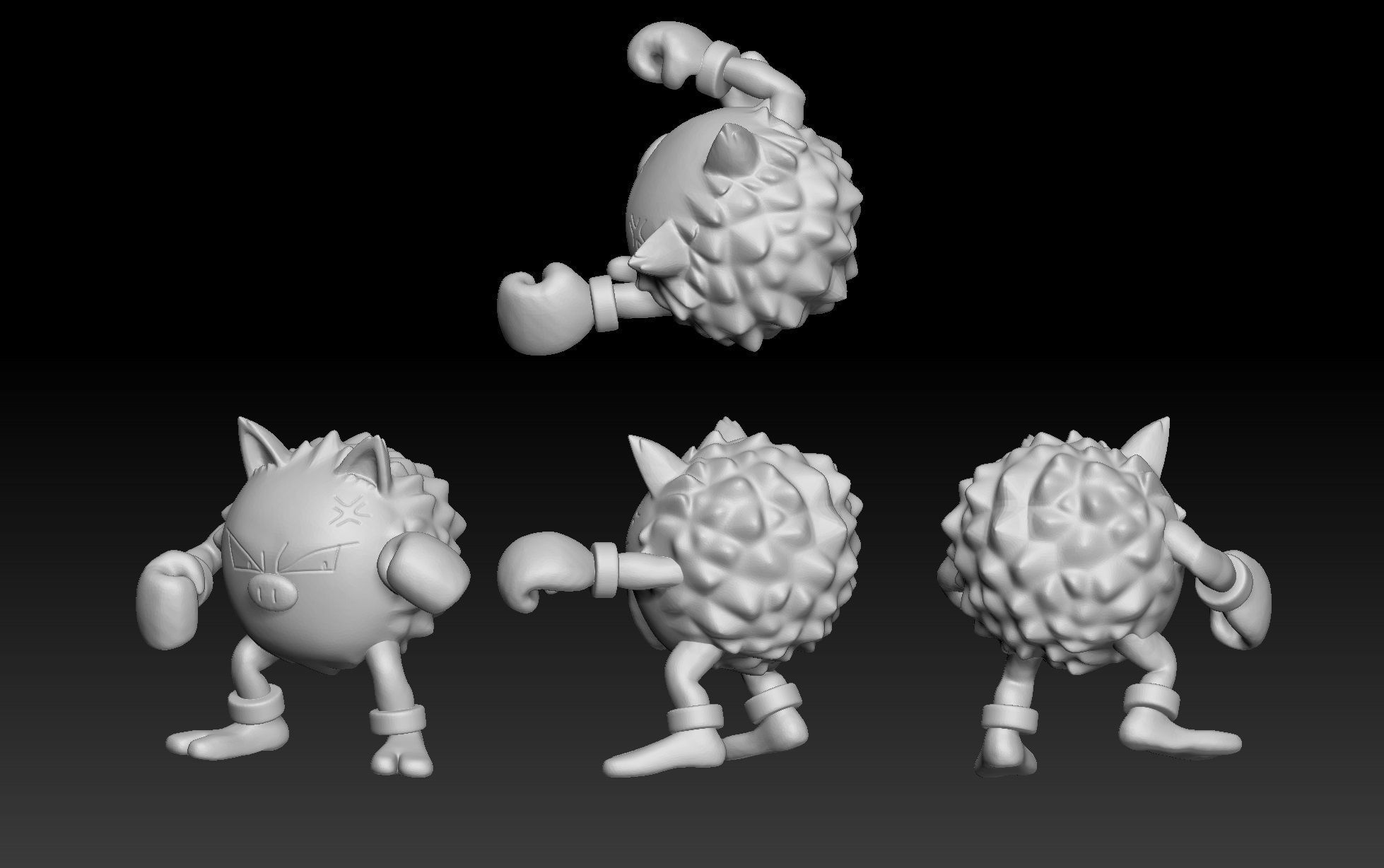 Pokemon Johto Gym Leader Chuck 3D print model_2