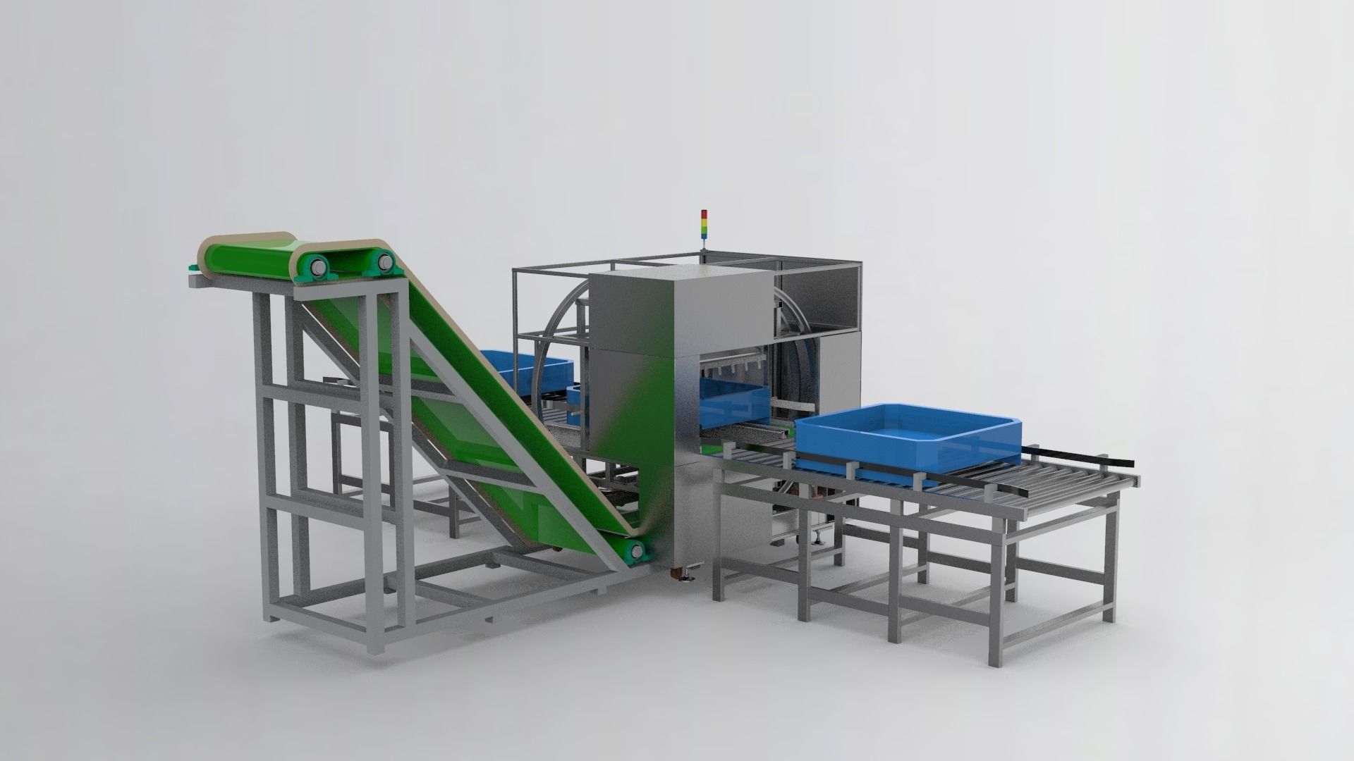 The big box rotating machine 3D model_3