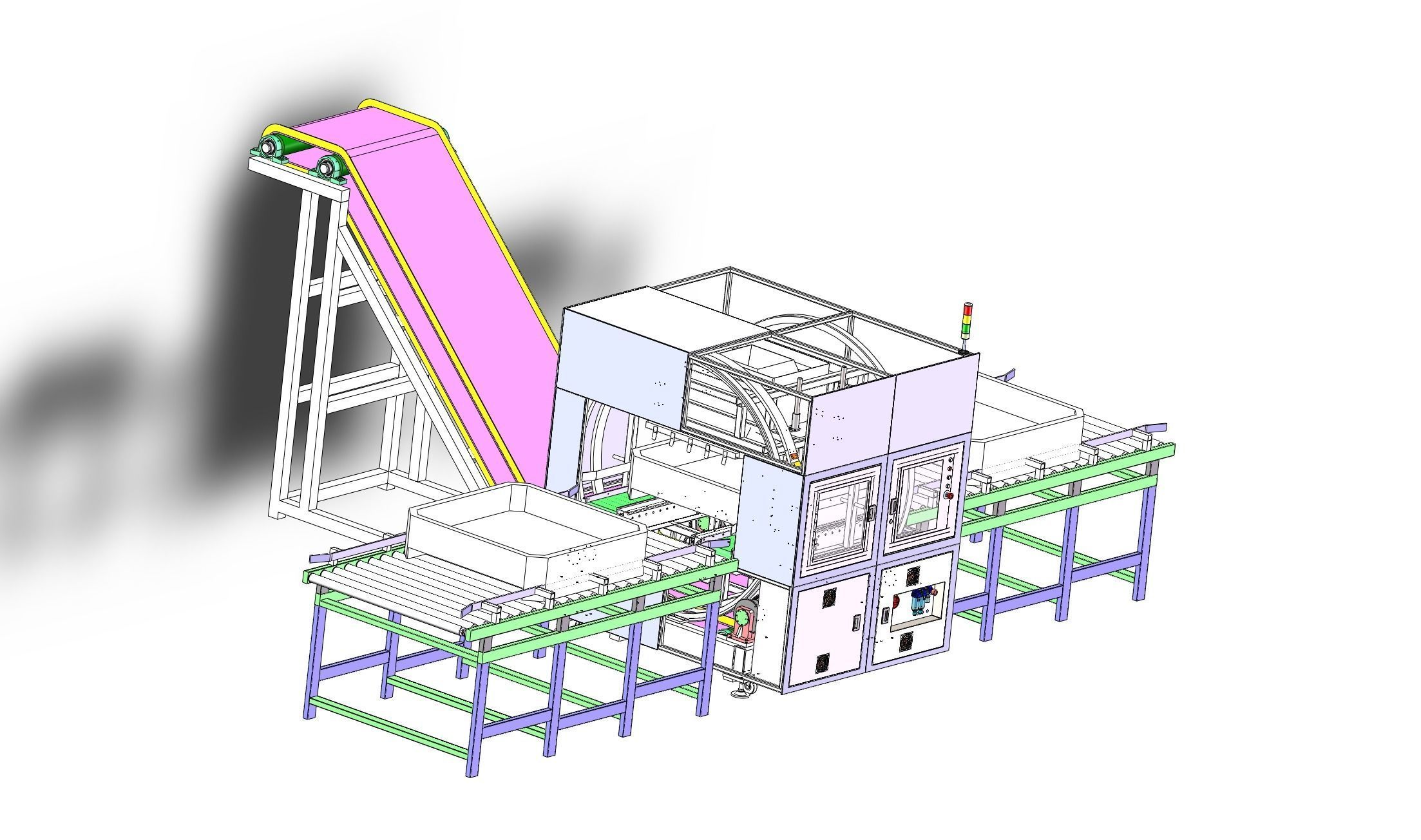 The big box rotating machine 3D model_5