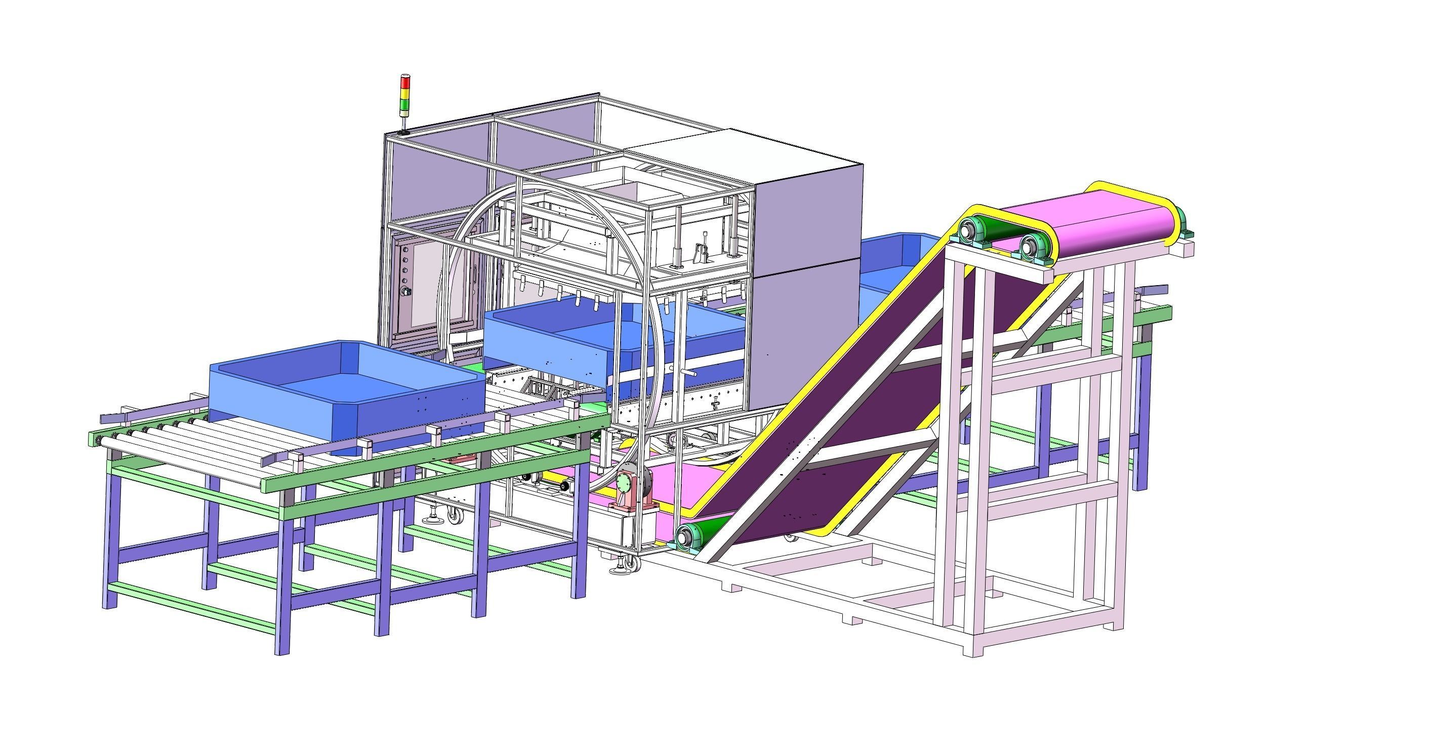 The big box rotating machine 3D model_9