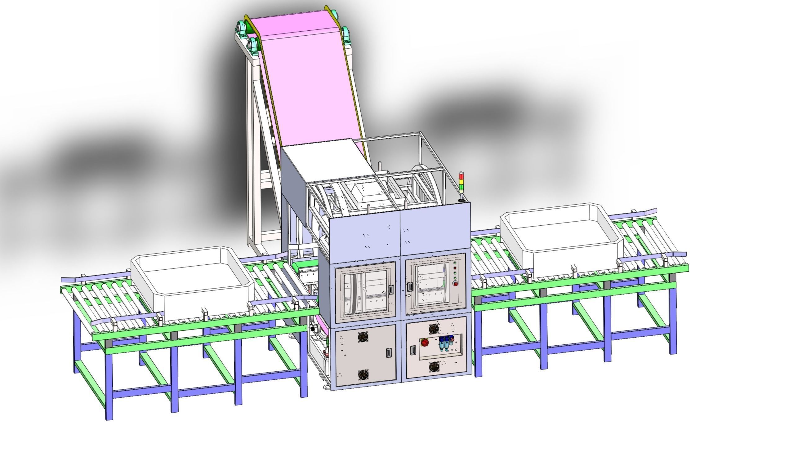 The big box rotating machine 3D model_6