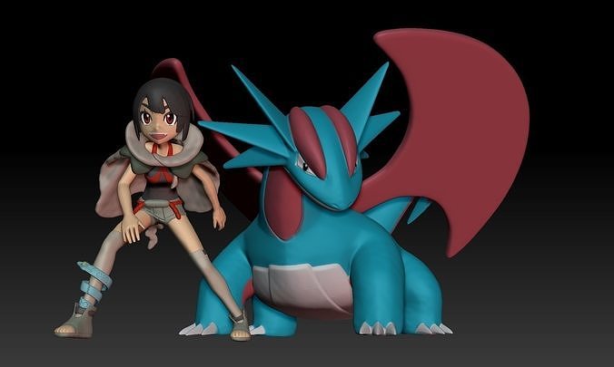 Pokemon Lorekeeper Zinnia 3D print model