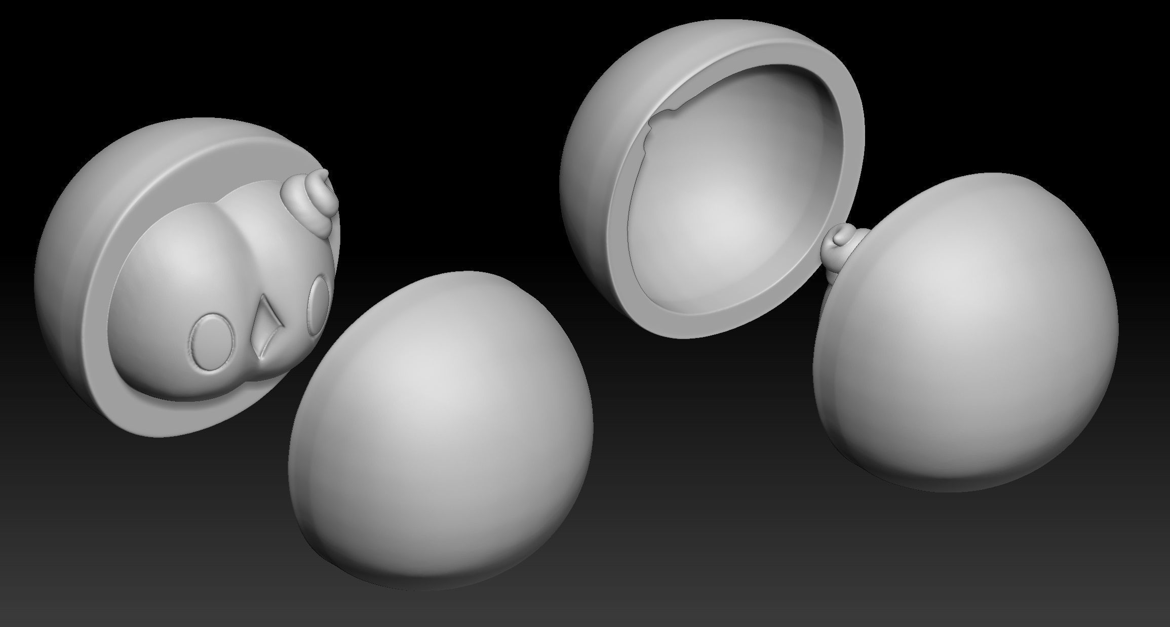 Pokemon Solosis Duosion Reuniclus 3D print model_5