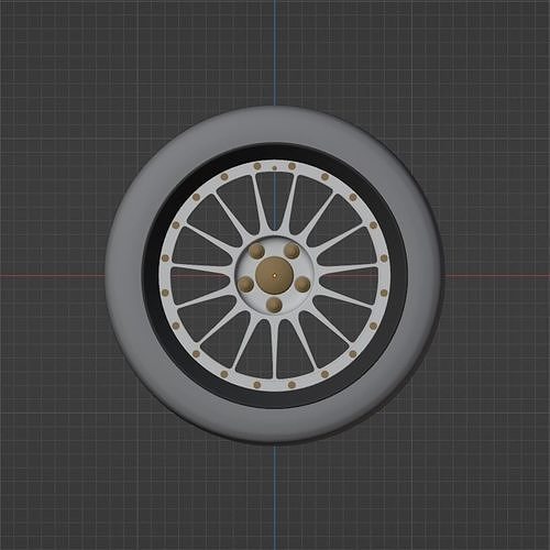 SSR Professor TF1 Rims 3D model