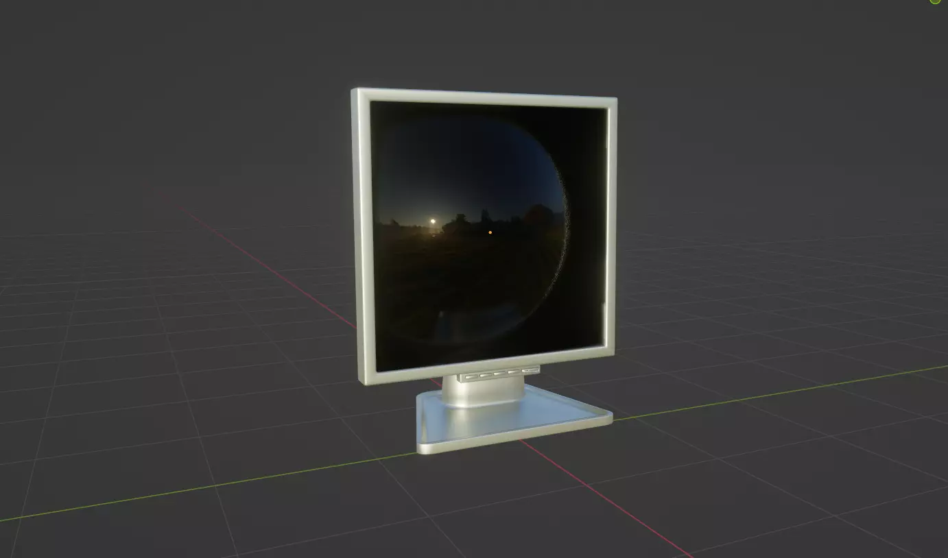 PC OLD MONITOR SCREEN Free 3D model