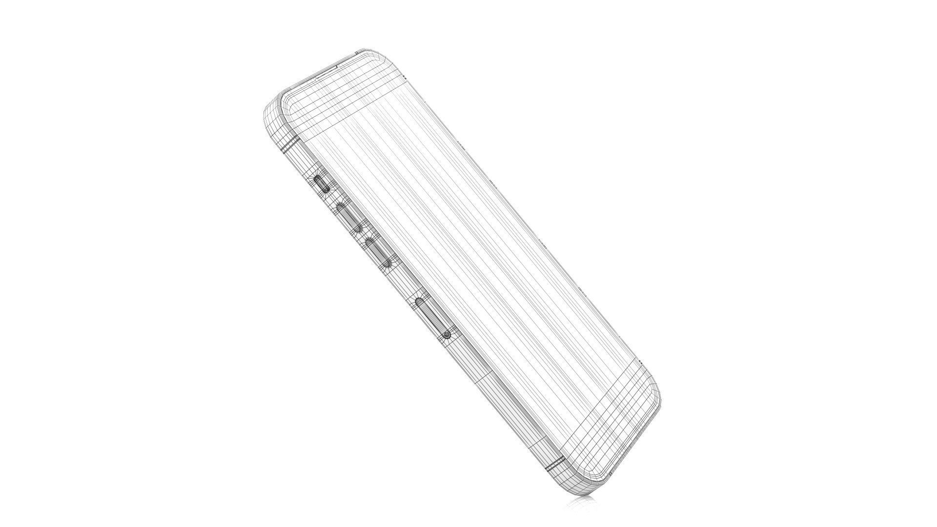 Apple iPhone 14 Pro Max Deep Purple Low-poly 3D model_18