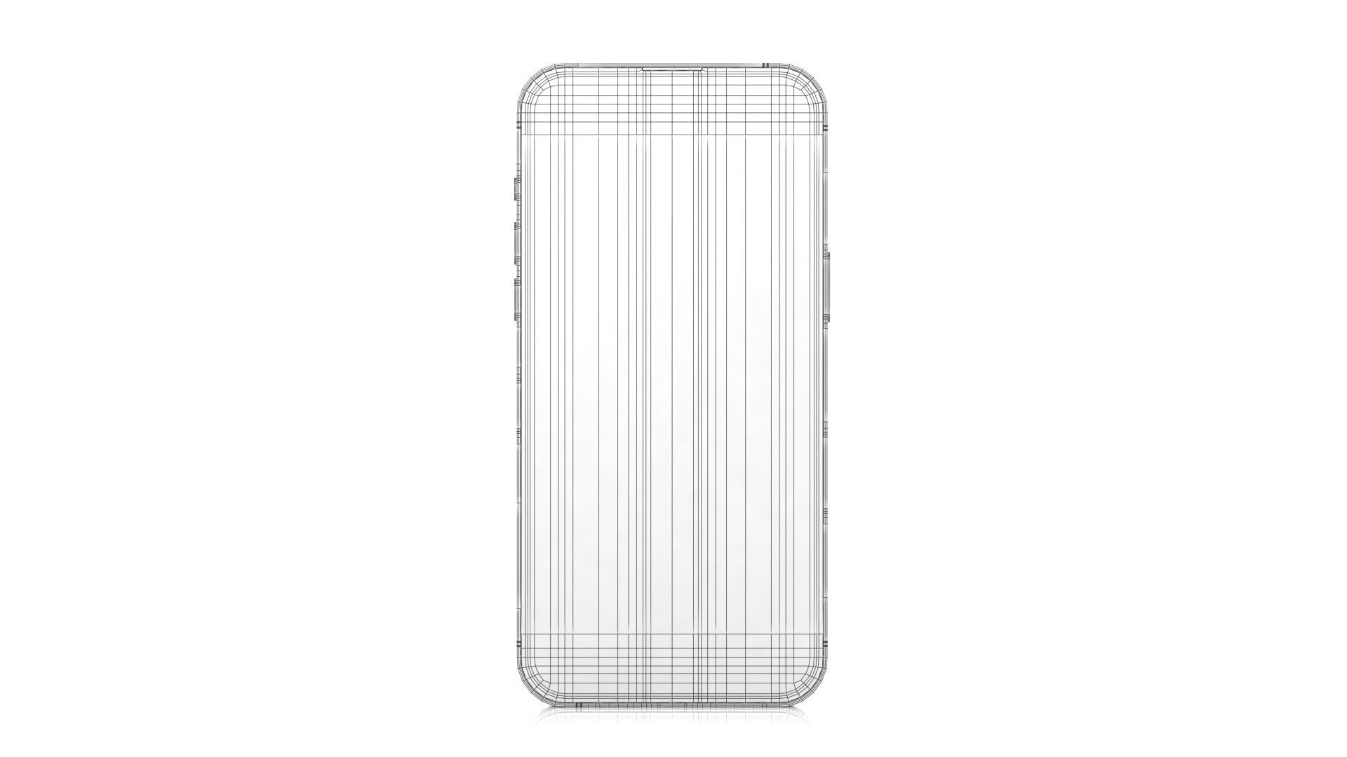 Apple iPhone 14 Pro Max Deep Purple Low-poly 3D model_14