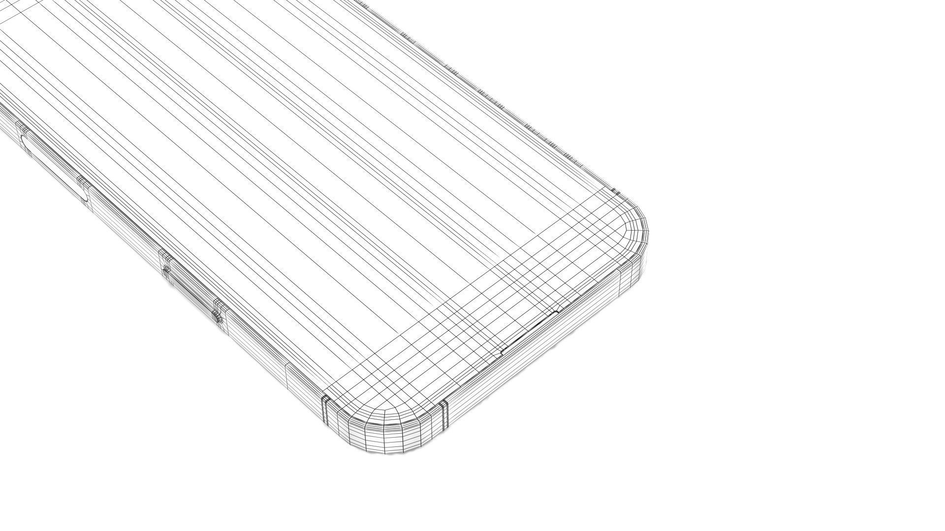 Apple iPhone 14 Pro Max Deep Purple Low-poly 3D model_23