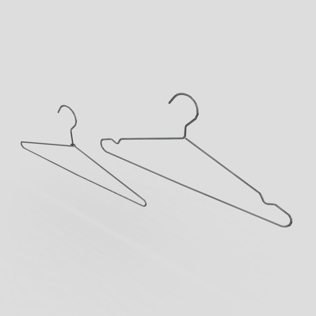 Hanger 2 - lower poly Low-poly 3D model_5