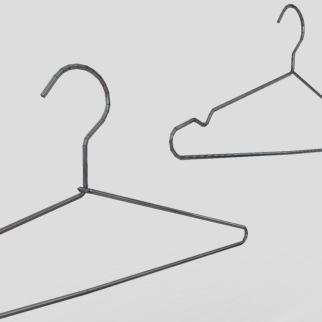 Hanger 2 - lower poly Low-poly 3D model_14