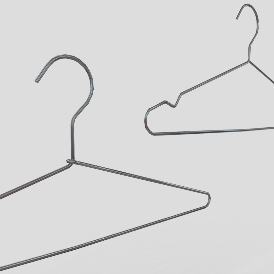 Hanger 2 - lower poly Low-poly 3D model_13