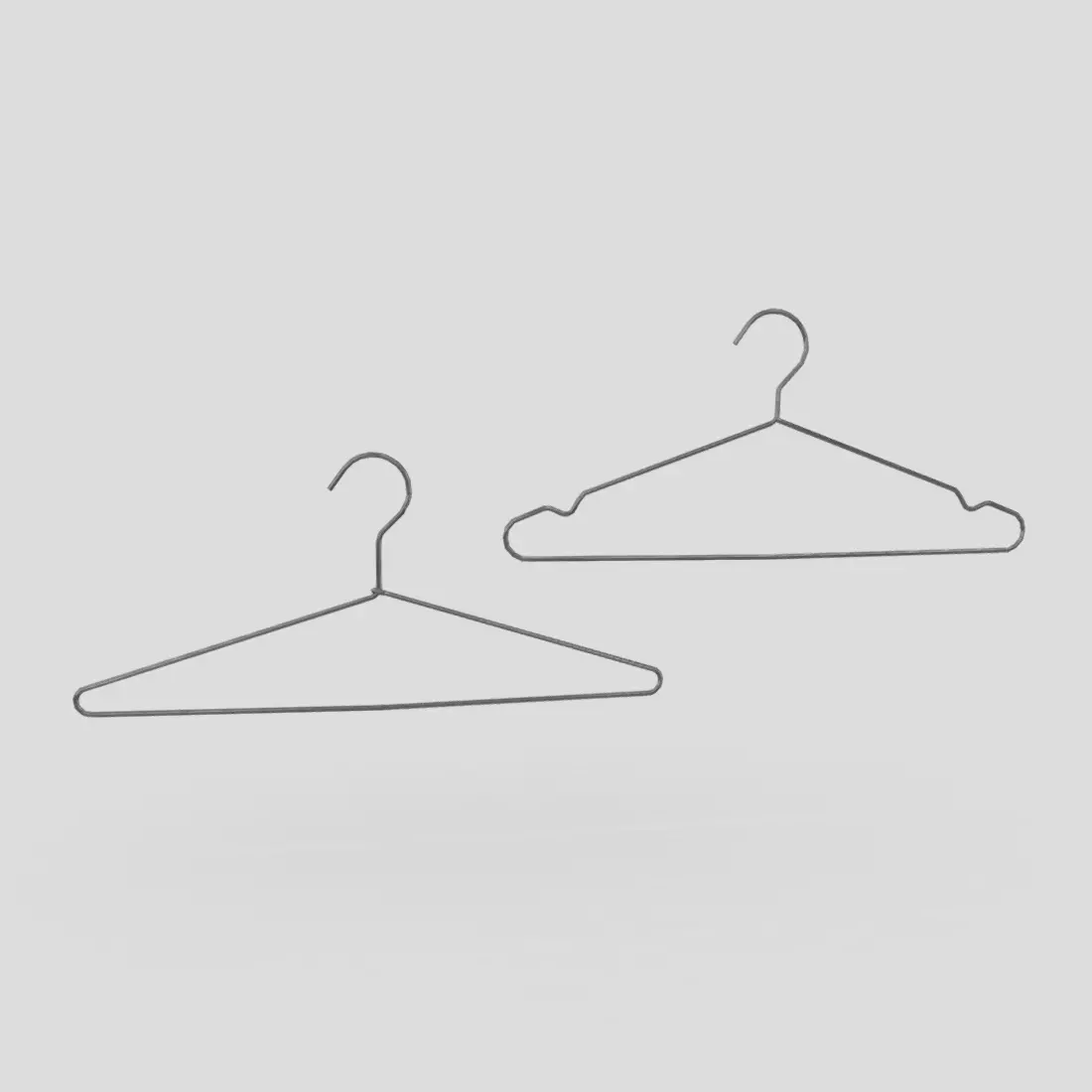 Hanger 2 - lower poly Low-poly 3D model_0