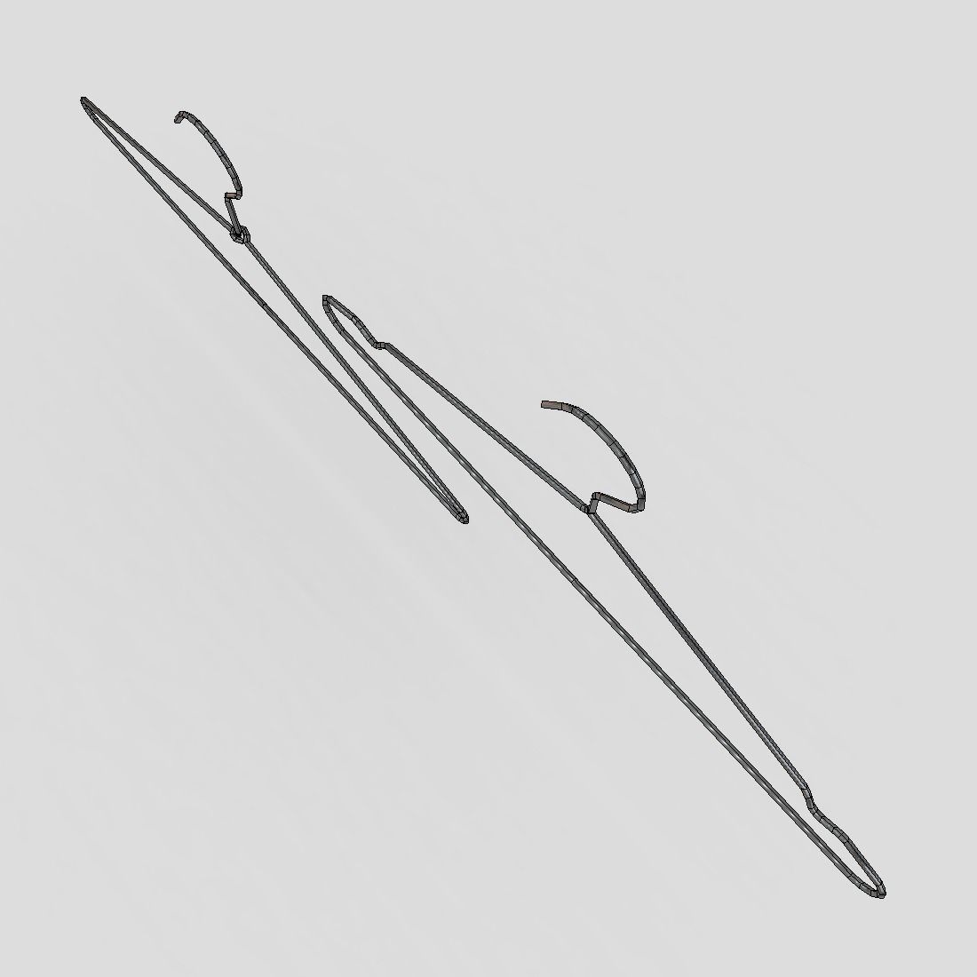 Hanger 2 - lower poly Low-poly 3D model_8