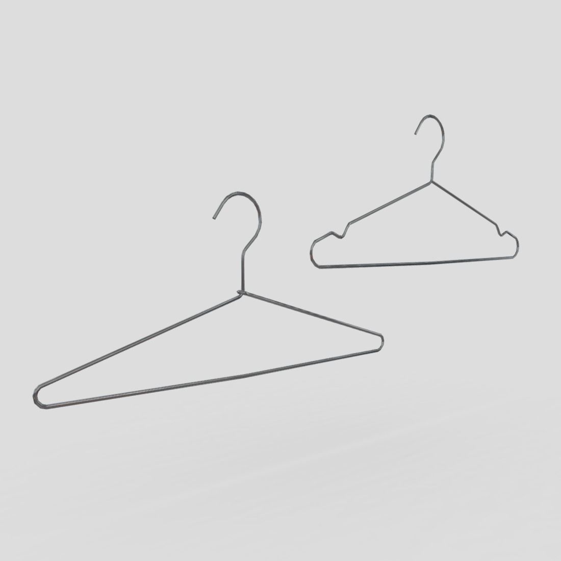 Hanger 2 - lower poly Low-poly 3D model_11