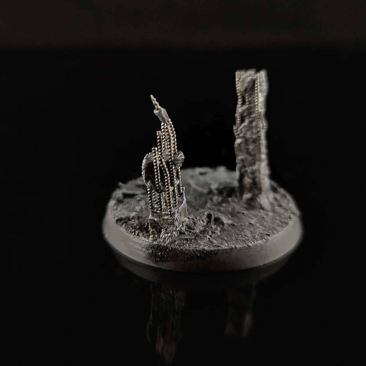 warhammer 40k terrain broken concrete pillars 3D print model_1
