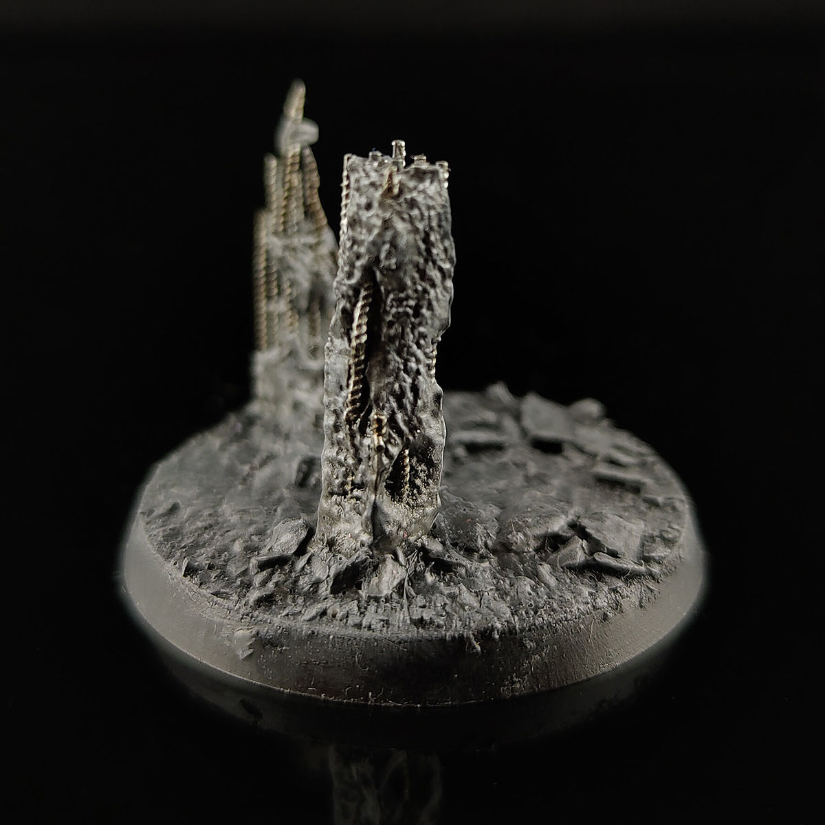 warhammer 40k terrain broken concrete pillars 3D print model_5
