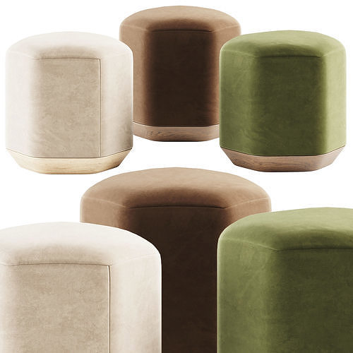 Atay Pouf by Verges 3D model