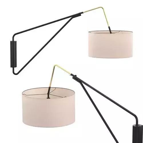 Overarching Mid-Century Sconce 3D model