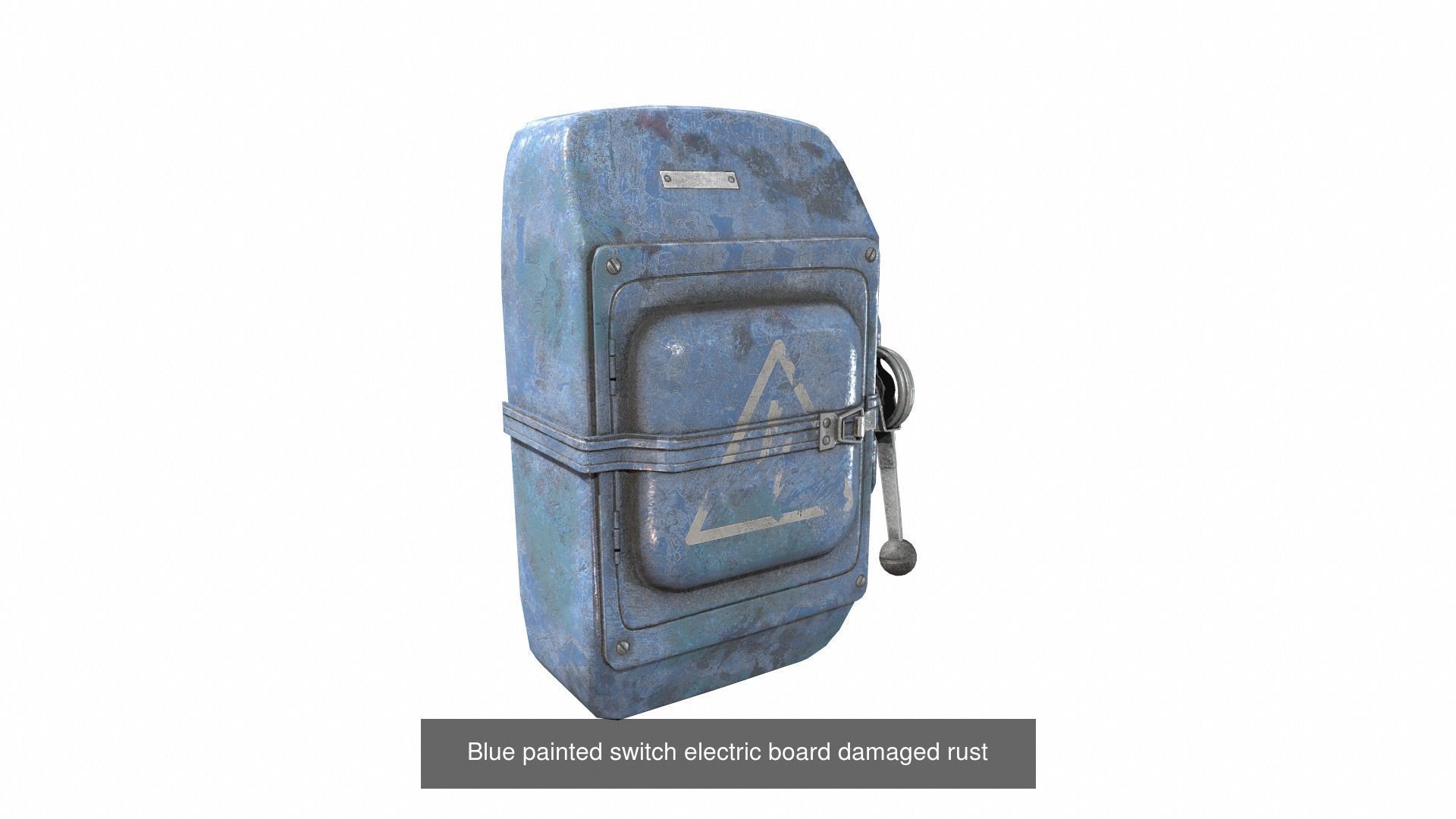 Vintage Electrical Panel with Electricity Meter collection np1 _3