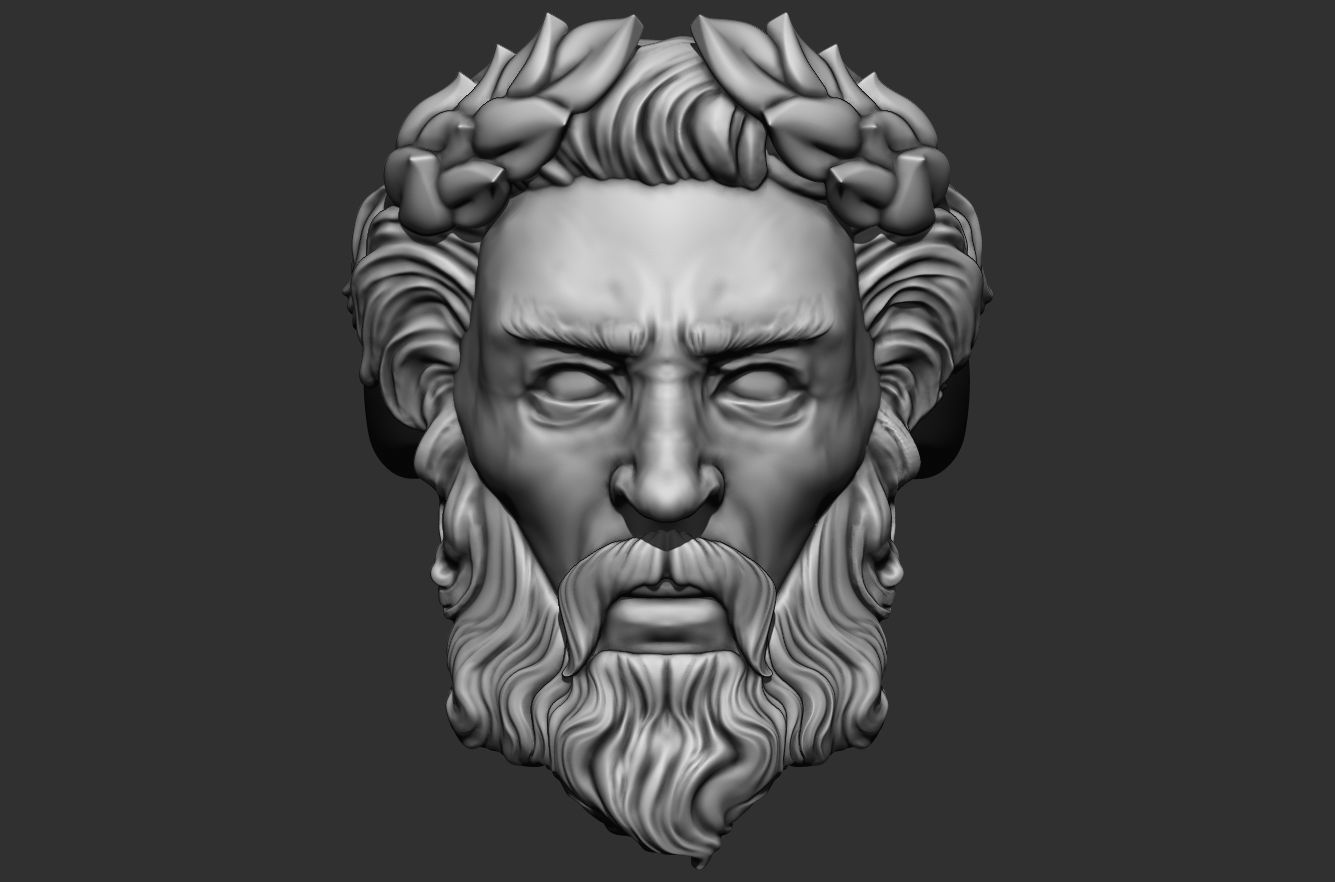 Ring Zeus  3D print model_6