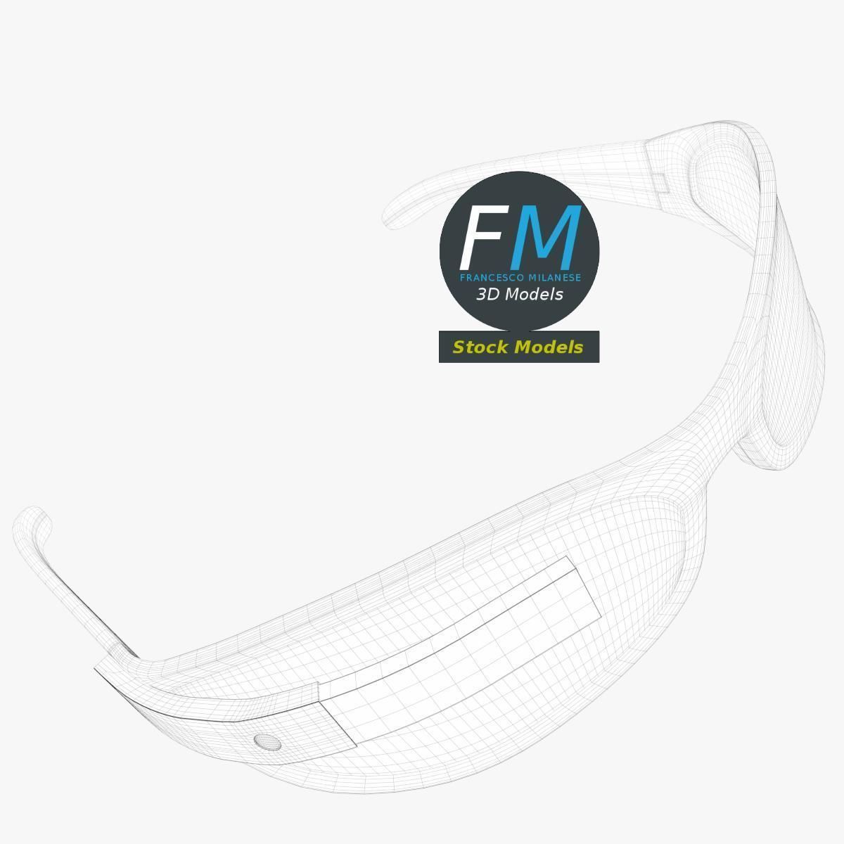 Smart glasses 2 3D model_7