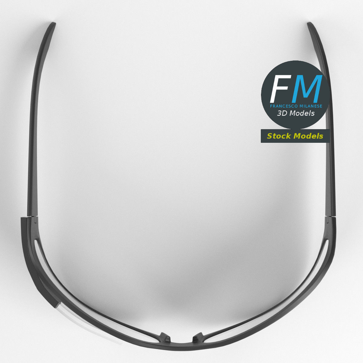 Smart glasses 2 3D model_6