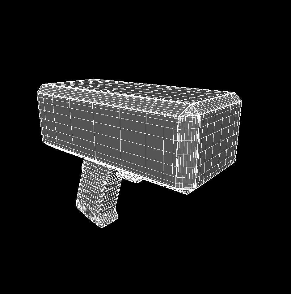 Supreme Money Gun Low-poly 3D model_3