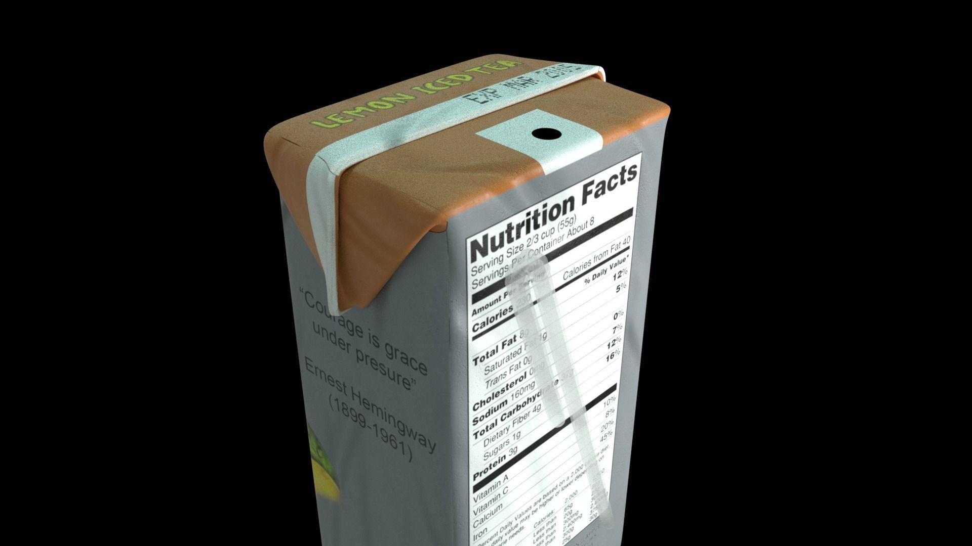3D model Ssips Juice Box VR / AR / lowpoly CGTrader
