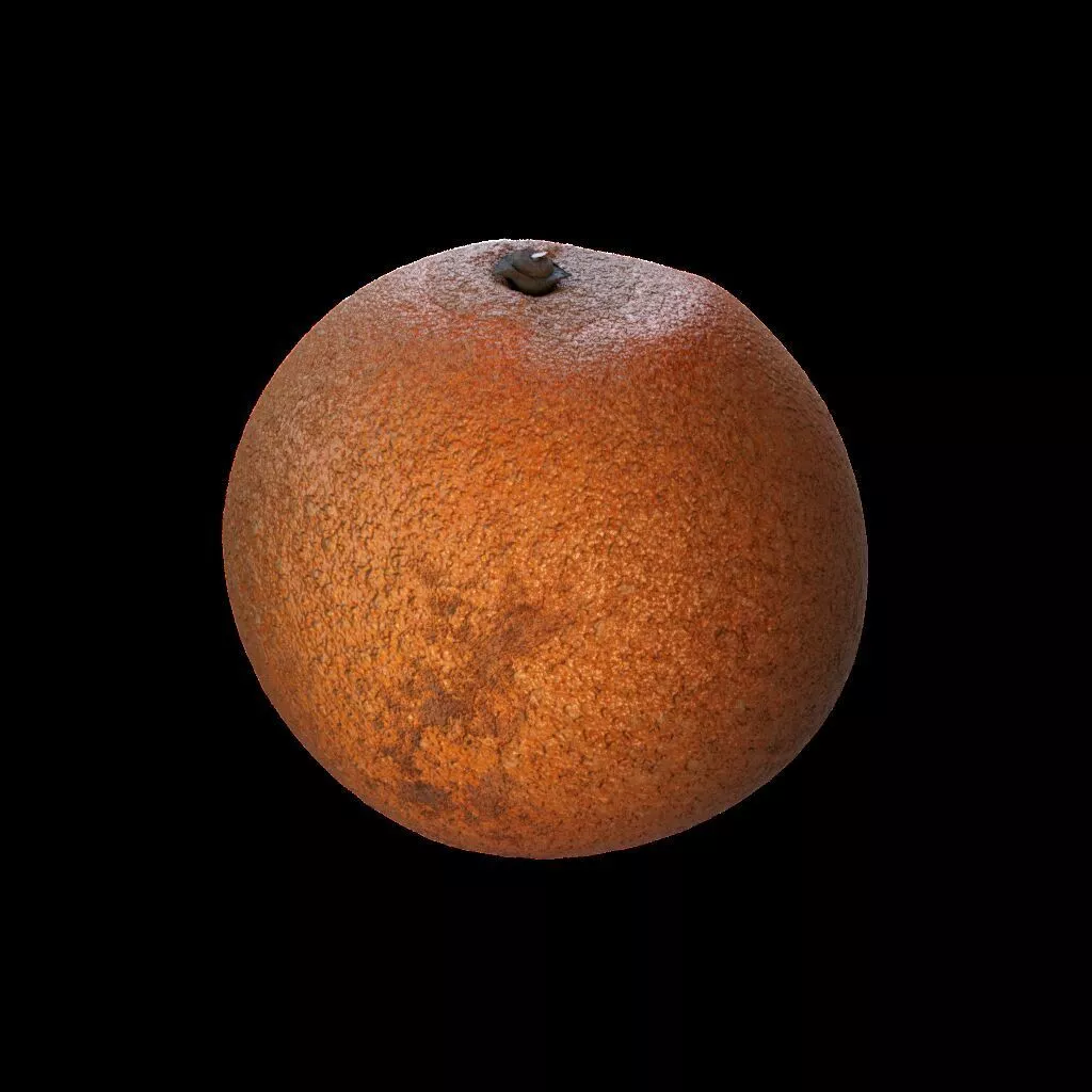Orange Mandarin Clementine Tangerine Low-poly 3D model
