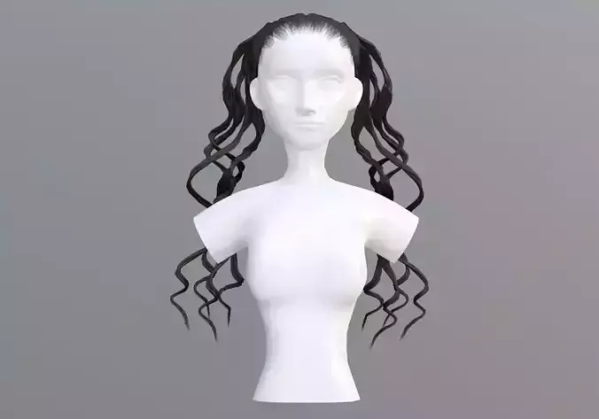 Wavy Pigtails Hairstyle 