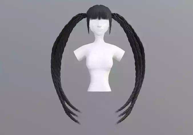 Two Pigtails Hairstyle 