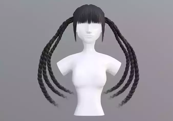 Two Braids Hairstyle 