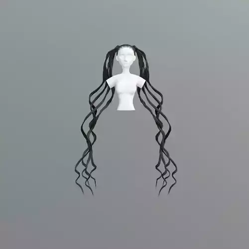 Shiny Fancy Hairstyle 