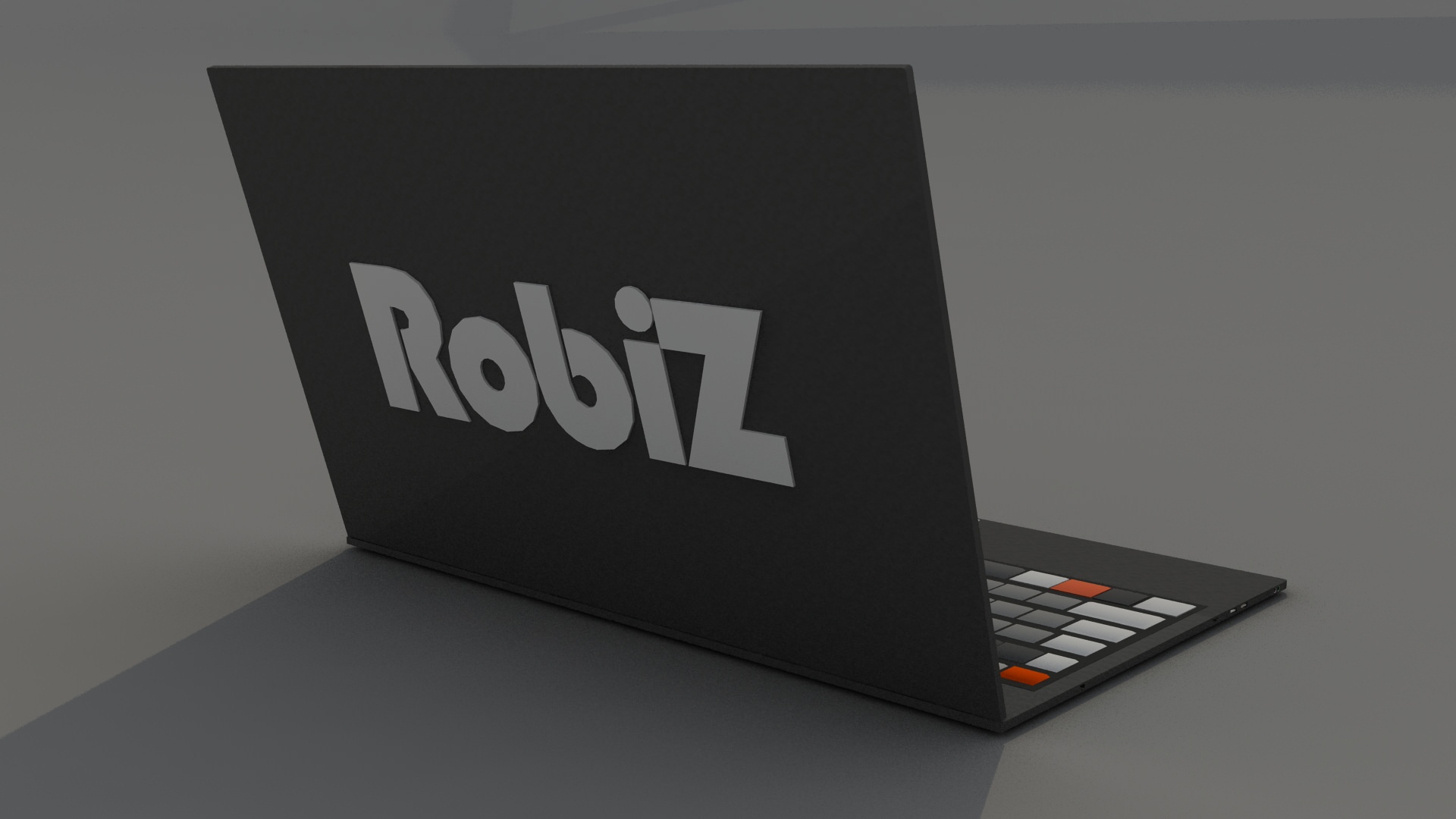 Custom Brand Laptop Free low-poly 3D model_8
