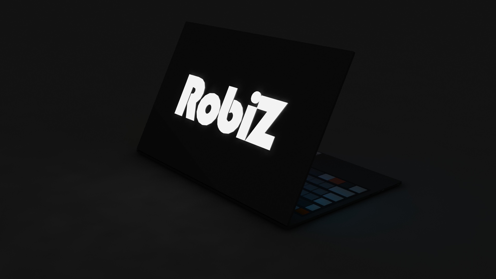 Custom Brand Laptop Free low-poly 3D model_13